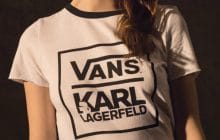 Vans se la joue col blanc et lunettes noires dans une collaboration avec Karl Lagerfeld