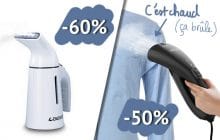 Des steamers en promo pour défroisser tes fringues en un clin d’œil !
