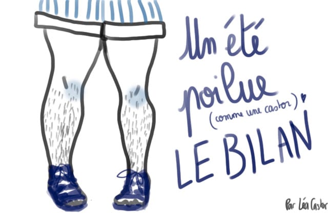 Mon premier été avec mes poils : le bilan en dessins !