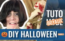 Le DIY costume d’Halloween à base de collants, pour afficher tes boyaux !