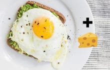 Recette de tartines à l’avocat, œuf sur le plat et comté