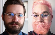 Je me suis teint les cheveux et la barbe en rose, voici pourquoi et comment !