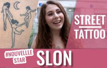 Street Tattoos — SLON (Nouvelle Star) et ses tatouages de femmes et de fleurs