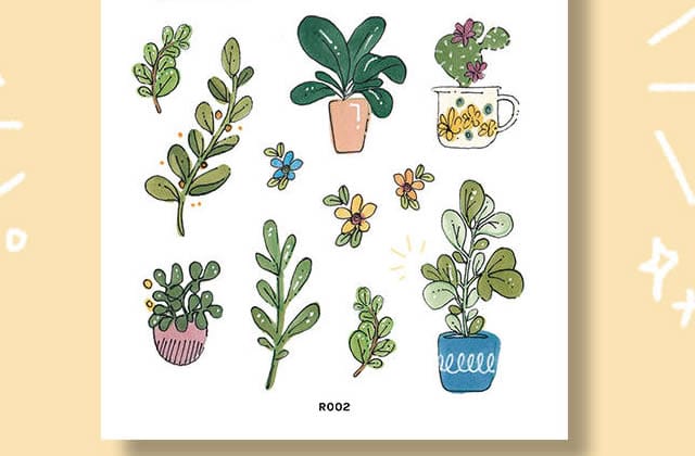 Des autocollants mignons pour pimper ton bullet journal ou tes lettres