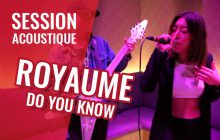 Ambiance visuelle à la David Lynch pour la session live de Royaume !