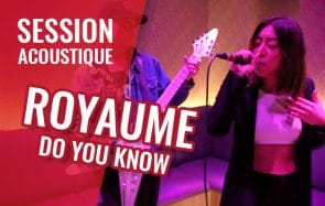 Ambiance visuelle à la David Lynch pour la session live de Royaume !