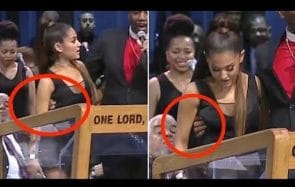 Ariana Grande, pelotée sur scène lors d’un enterrement, dans le plus grand des calmes