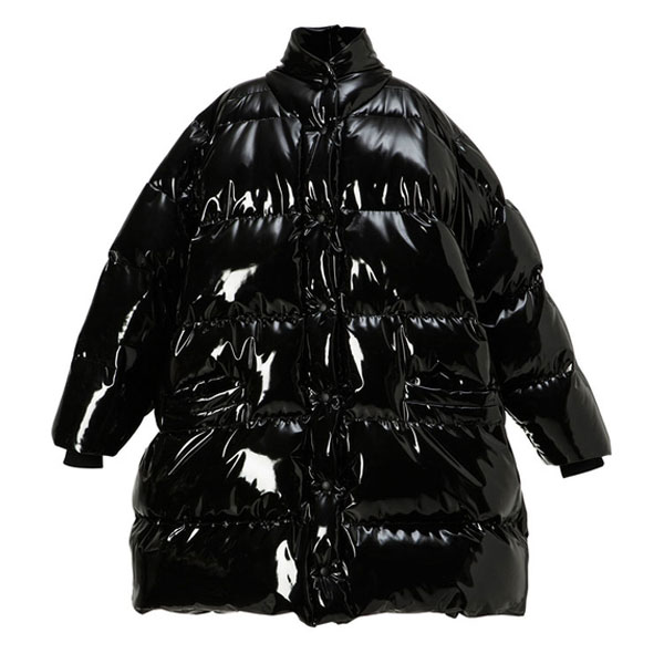 doudoune oversize noire femme