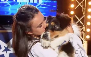 Cette chienne et sa maîtresse ont ému le jury de La France a un incroyable talent