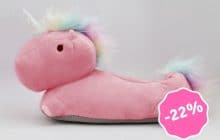 Des chaussons chauffants licorne en promo, le bon plan du jour !