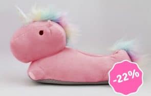 Des chaussons chauffants licorne en promo, le bon plan du jour !