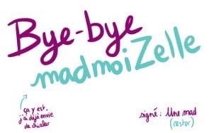 Bye-bye madmoiZelle, le strip d’au revoir de Léa Castor