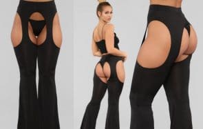Le pantalon porte-jarretelles de tes rêves existe ! À porter en toute occasion !