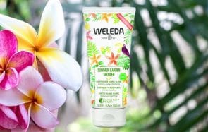 La nouvelle crème de douche Weleda a comme un parfum d’été