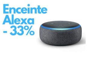 Bon plan : l’enceinte connectée Alexa à 39,99€ au lieu de 59,99€ !