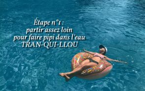 Ma technique ultime pour faire pipi à la plage