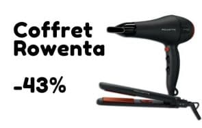 Bon plan du jour : -43% sur un coffret sèche-cheveux + lisseur