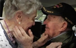 Des amoureux de la 2nde Guerre Mondiale réunis 75 ans plus tard