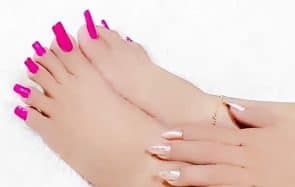 faux ongles de doigts de pieds