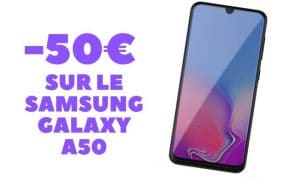 Bon plan du jour : -50€ sur le Samsung Galaxy A50
