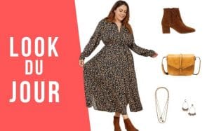 Look du jour : une robe longue fleurie grande taille
