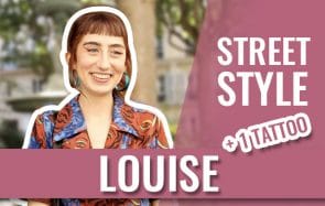 Louise, sa veste en jean DYI de toute beauté et son tattoo
