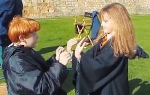 Des images inédites du tournage Harry Potter dévoilées (alerte mignonnerie)