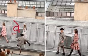 Marie S’Infiltre s’incruste sur le défilé Chanel