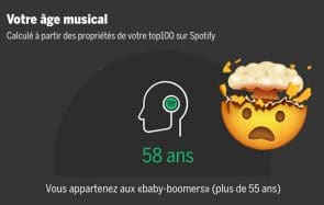 Ce dispositif détermine ton âge à partir de ta playlist Spotify