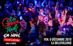 Viens danser et chanter à la Grosse Teuf de Noël ce soir !