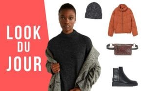 Look du jour : une robe pull pour l’hiver !