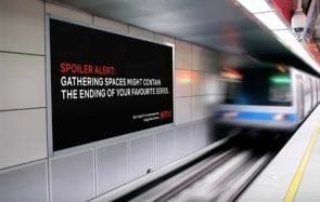 Des spoilers Netflix dans la rue pour renforcer le confinement ?