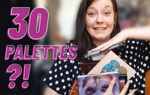 Je te présente ma collection de palettes en vidéo !