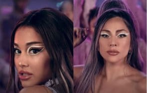 eye-liner blanc ariana grande lady gaga