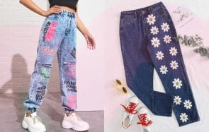 Le jean devient fun et se décline dans de nombreux modèles, Ô joie !