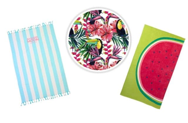 Sélection de 12 serviettes de plage pour ton été !