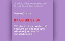 D’où vient ce numéro anti-relous qui tourne partout ?