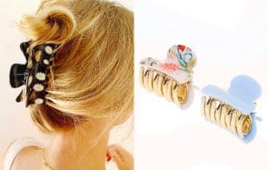 Les pinces à cheveux crabes 90’s reviennent, une tendance parfaite pour l’été
