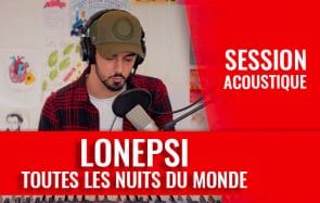 Lonepsi dans une session acoustique pleine de poésie